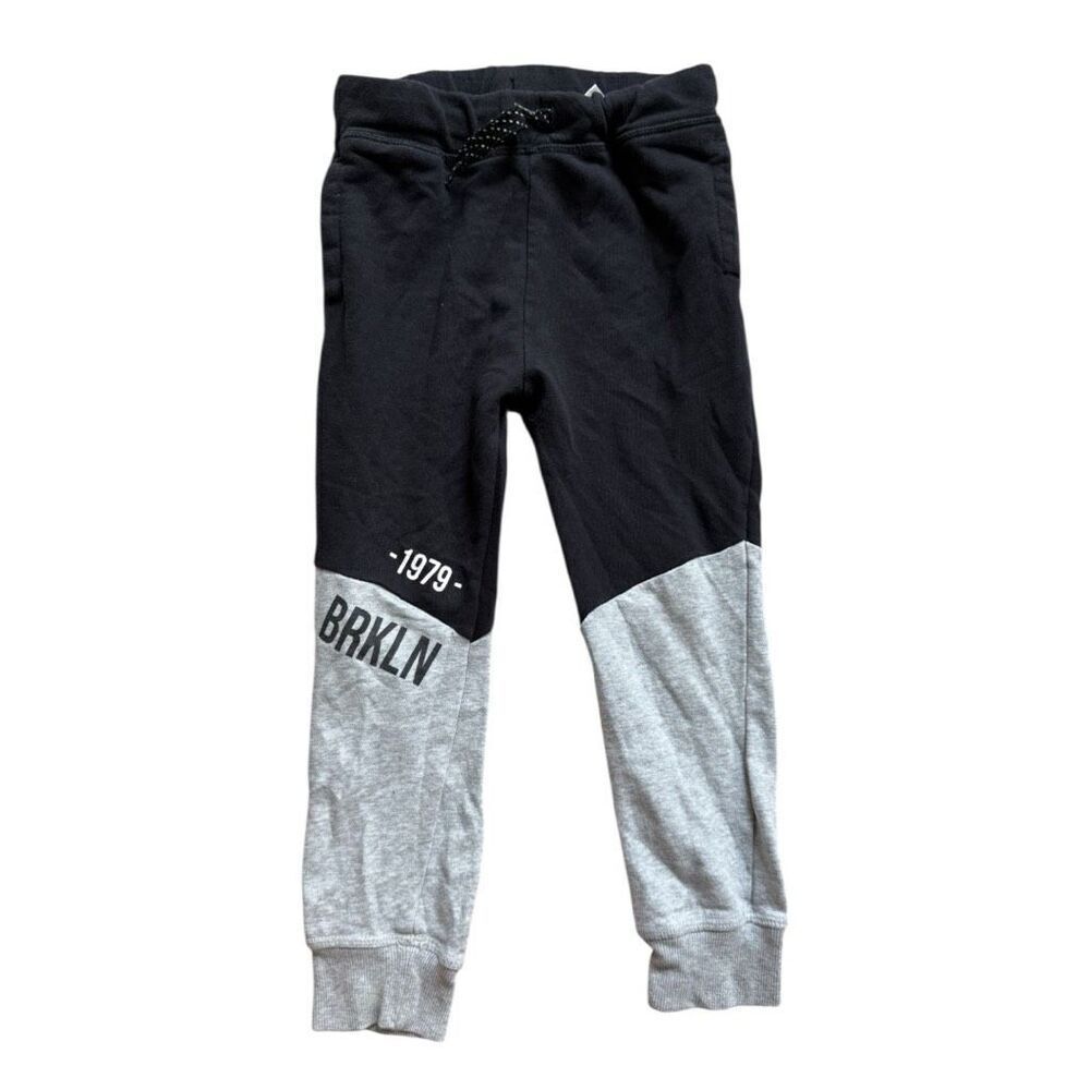 Youth Boys H&M Two Tone Brooklyn Pull On Joggers Pants - Sz 5/6